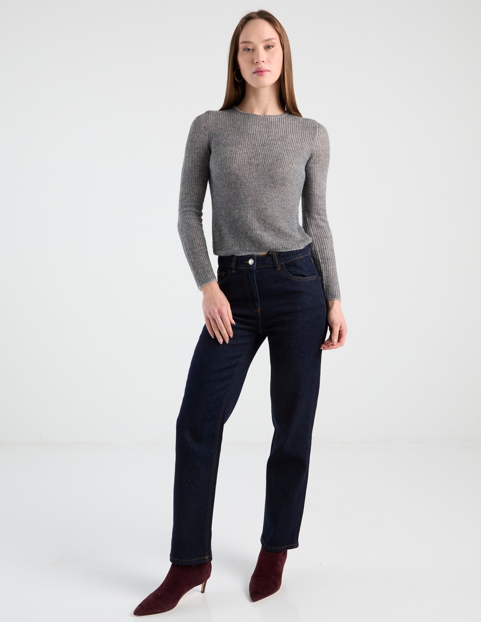 Suéter cuello redondo para mujer 3