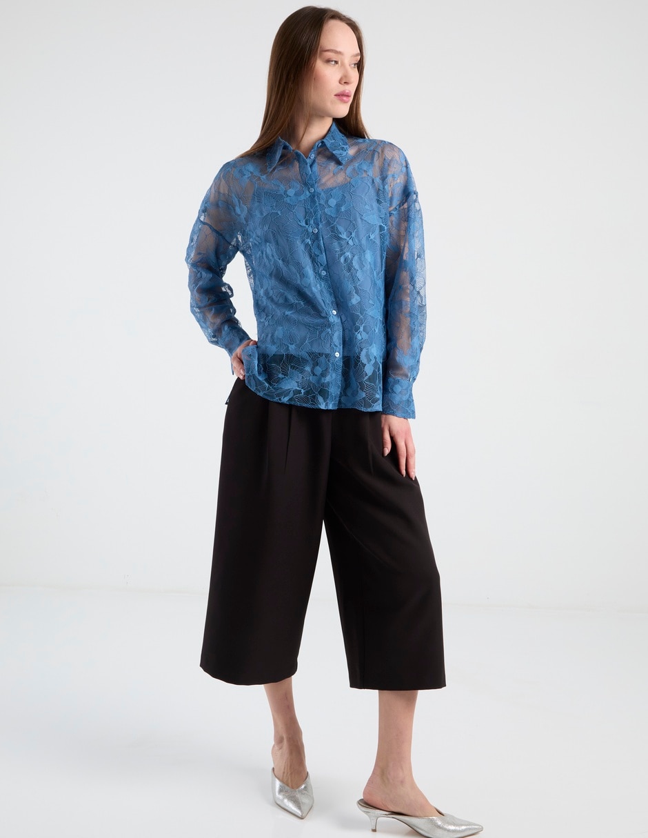 Blusa manga corta para mujer 3
