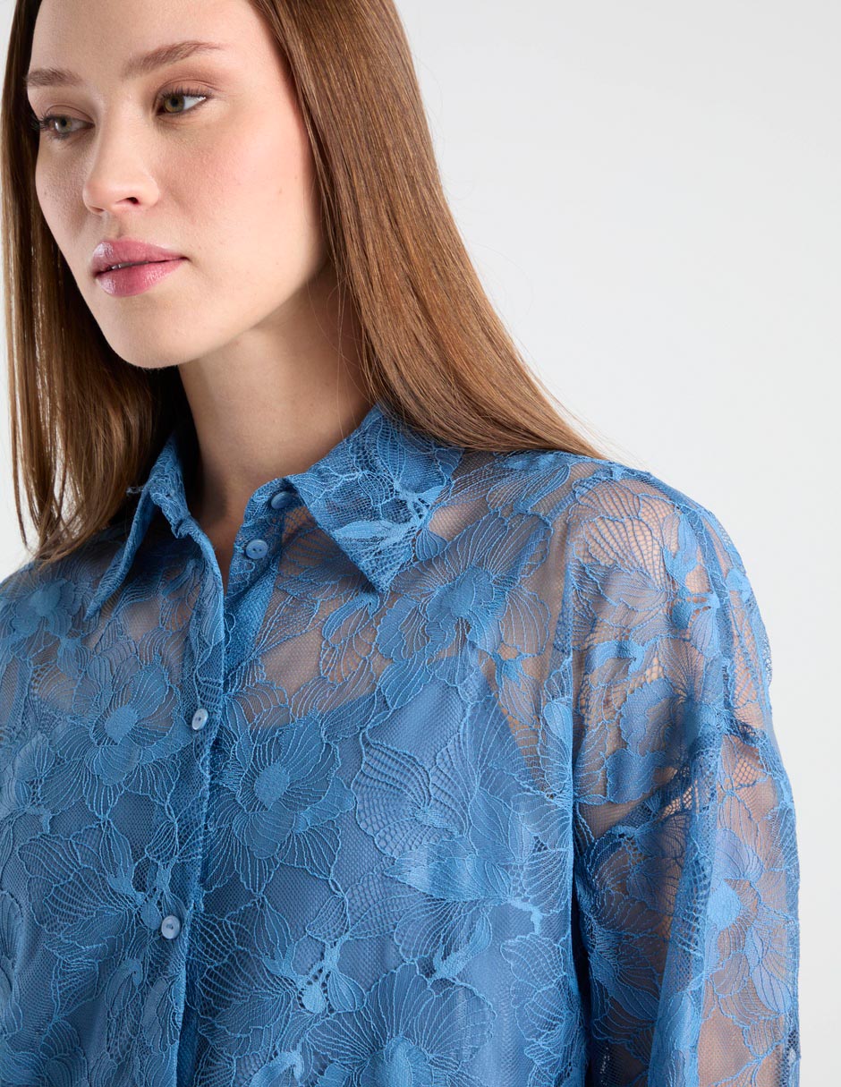 Blusa manga corta para mujer 4