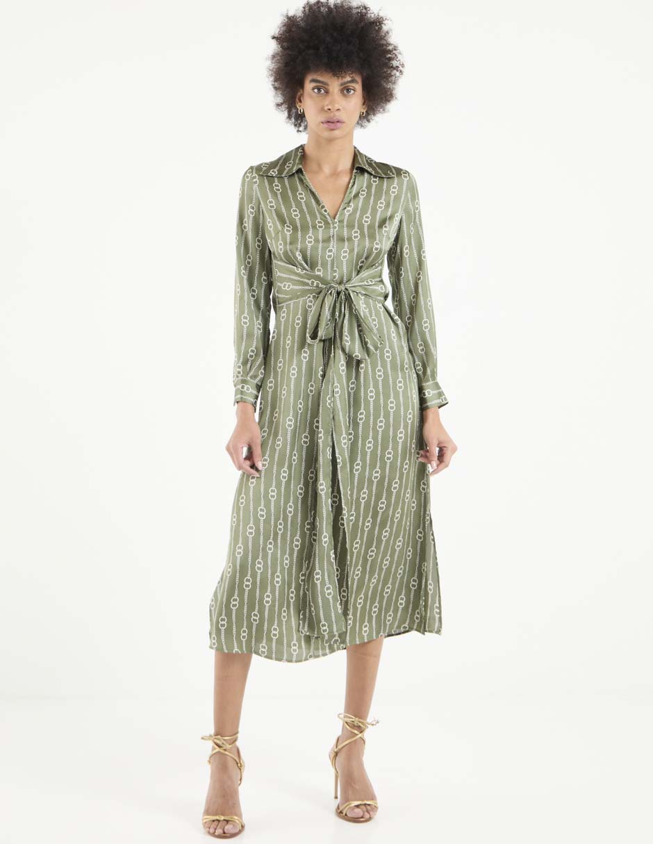 Vestido midi casual para mujer