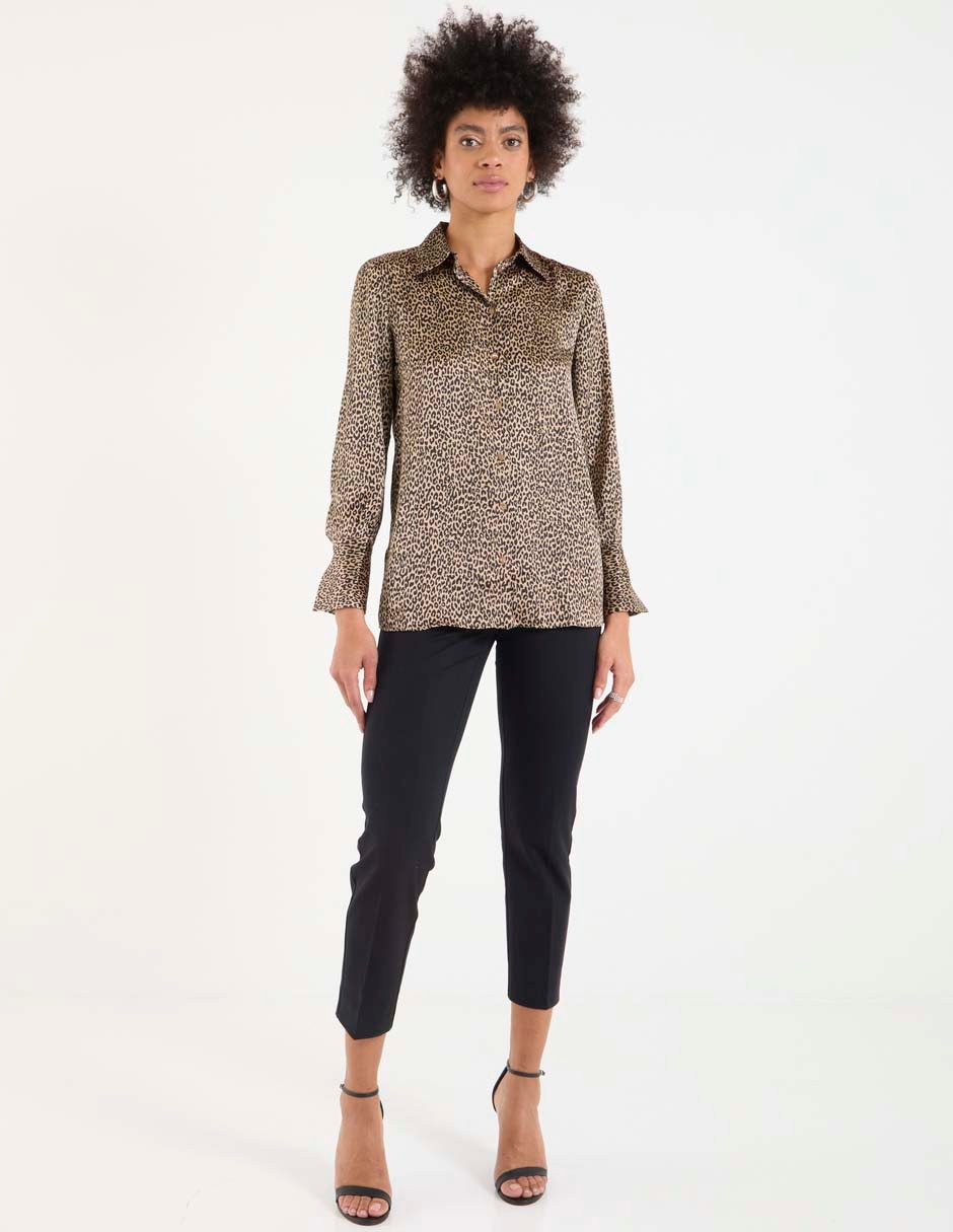 Pantalón capri slim para mujer 3