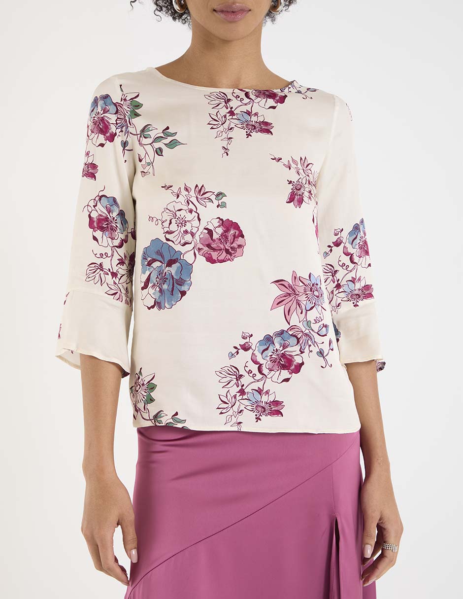 Blusa manga 3/4 para mujer 5