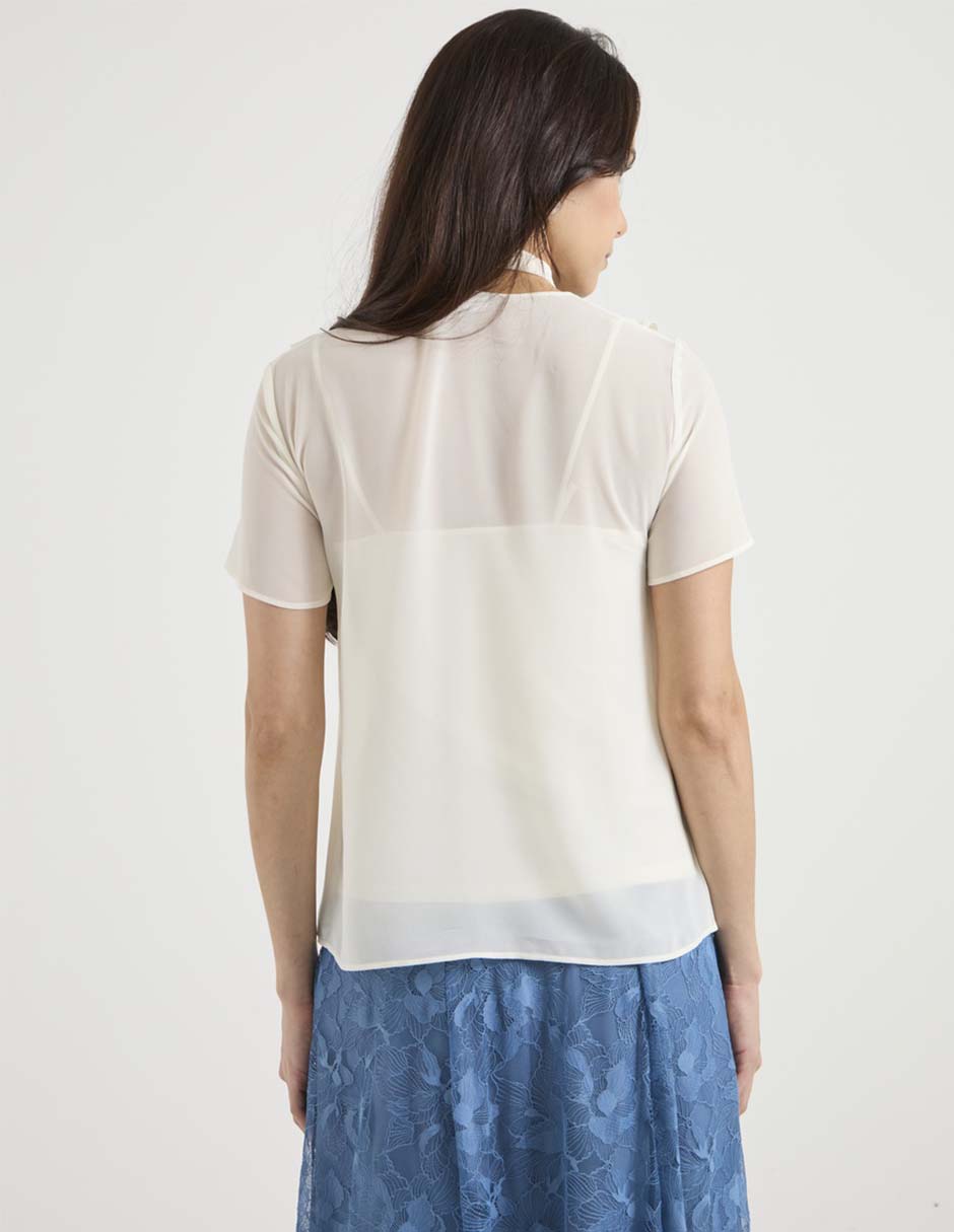 Blusa manga corta para mujer 2