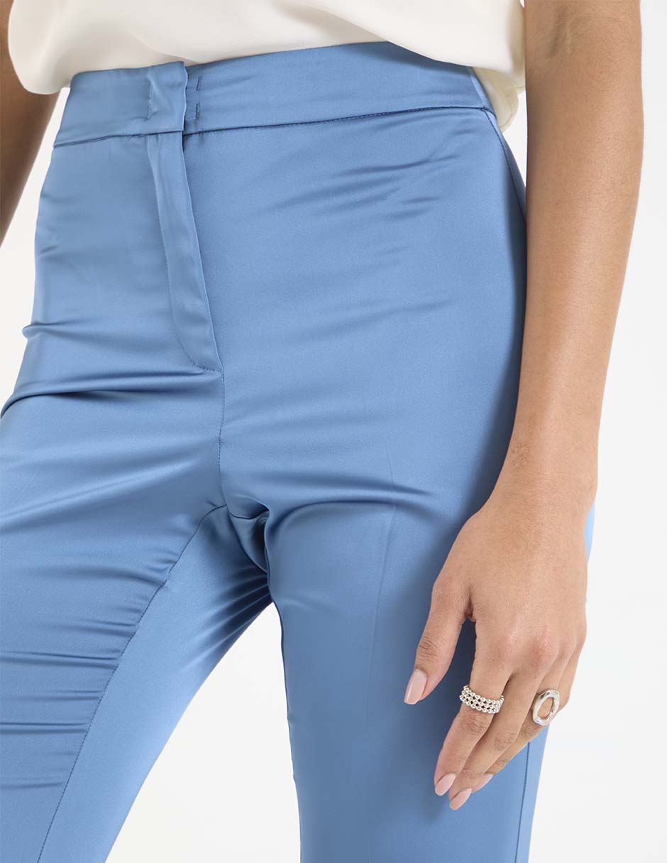 Pantalón de vestir amplio para mujer 4