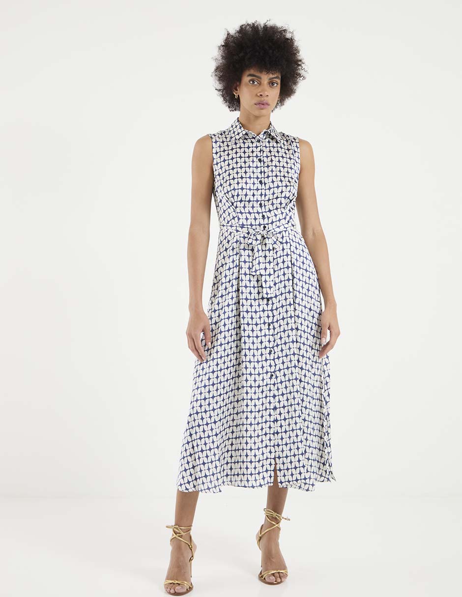 Vestido midi casual para mujer Vestido midi casual para mujer