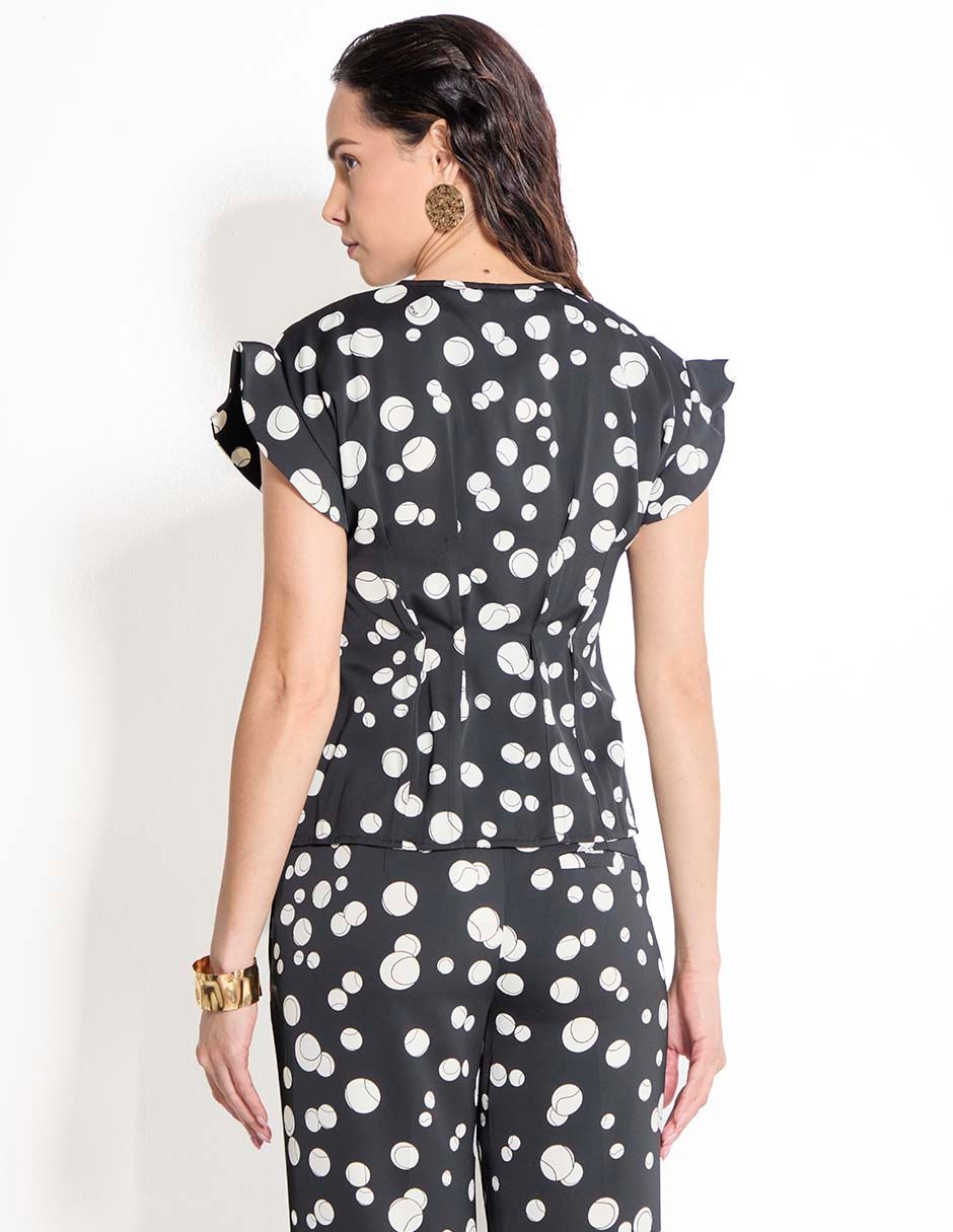 Blusa manga corta para mujer 2