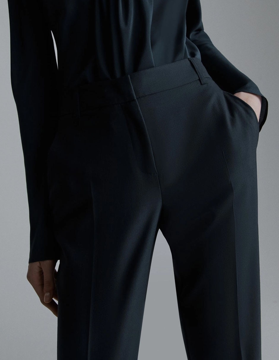 Pantalón de vestir slim para mujer 5