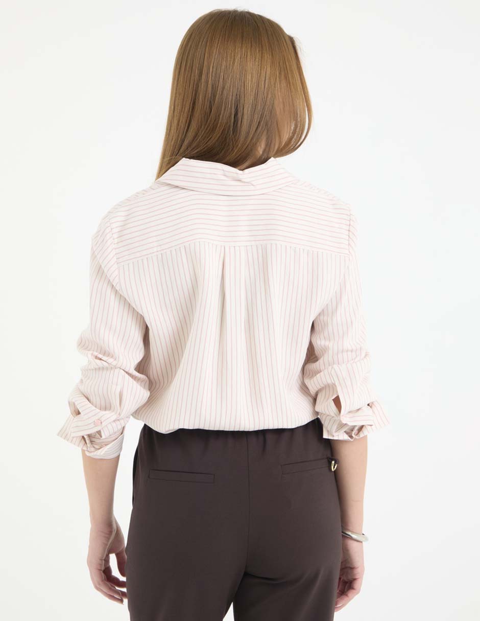 Camisa de algodón manga larga para mujer 2