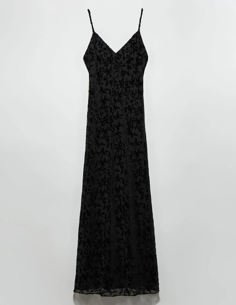 Vestido crop de fiesta Max& escote V 5