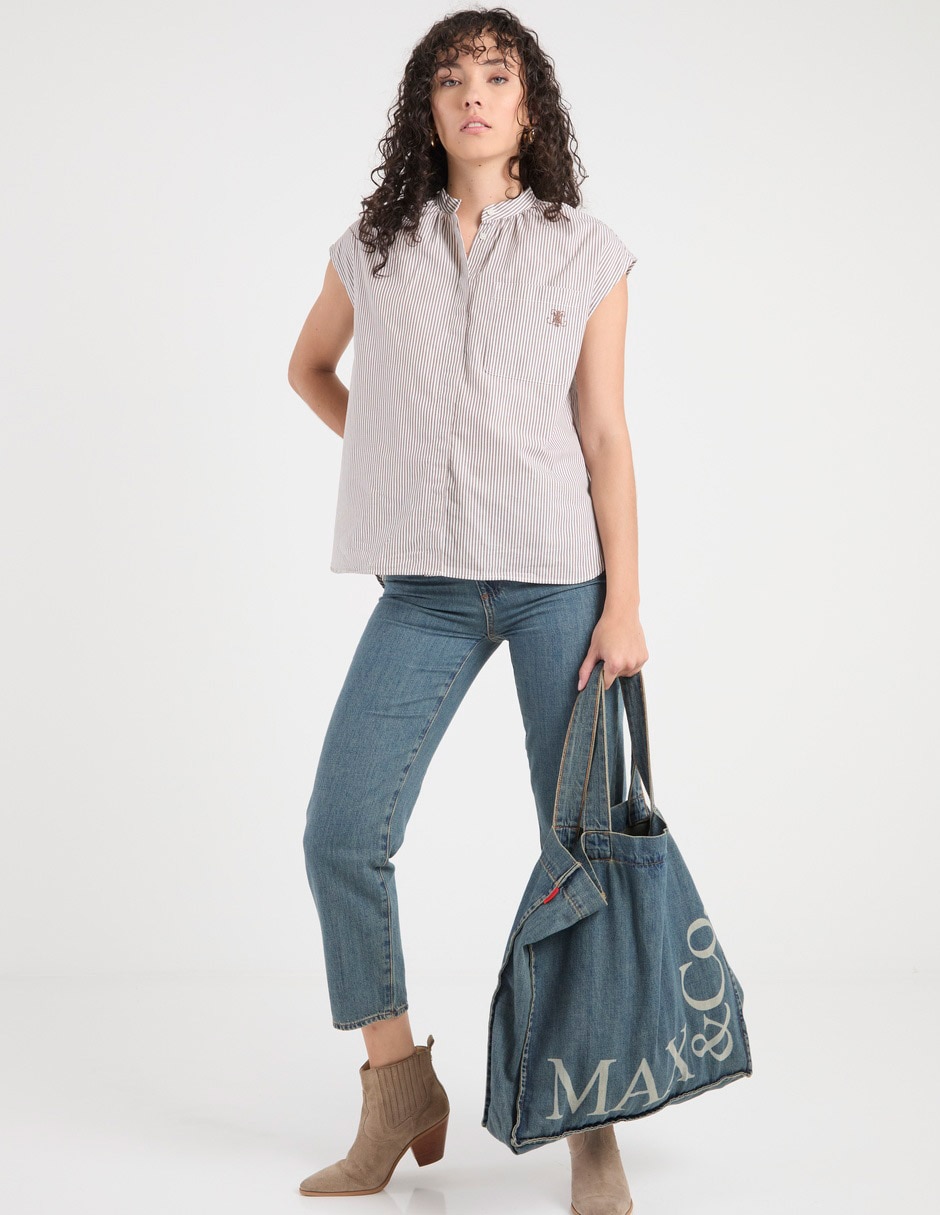 Pantalón capri slim para mujer 3