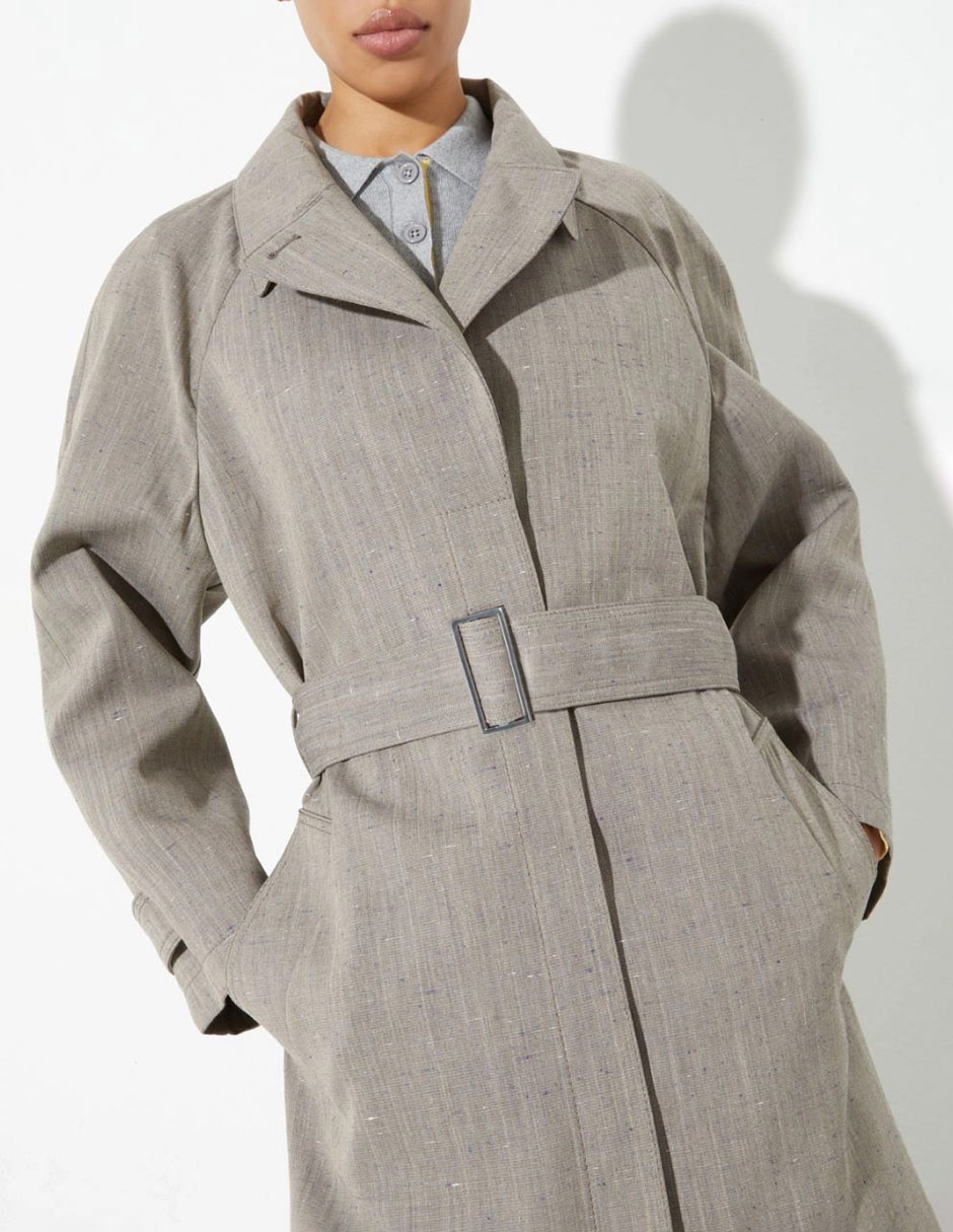 Gabardina con bolsillos Max& para mujer 5