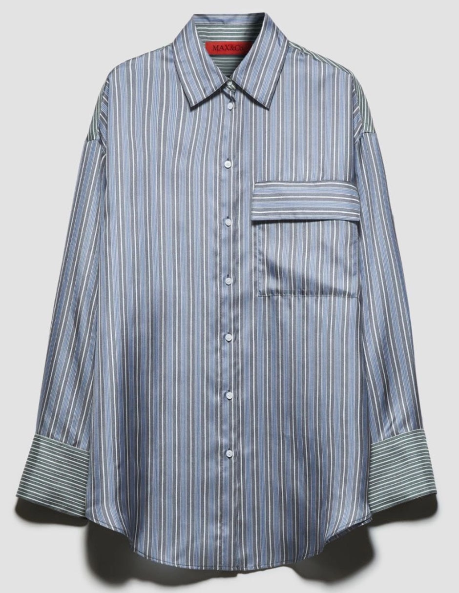 Camisa Max& de algodón sin manga para mujer 5