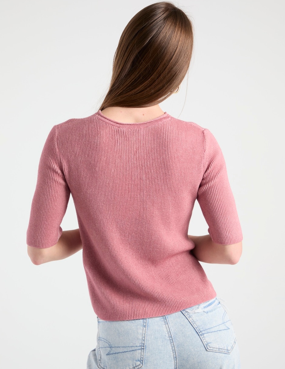 Blusa Max& manga corta para mujer 2