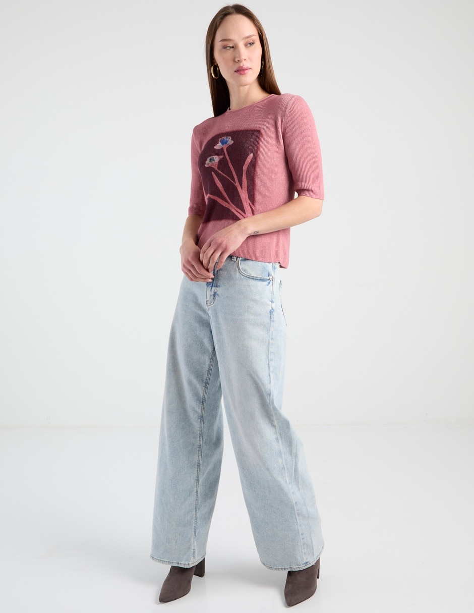 Blusa Max& manga corta para mujer 3