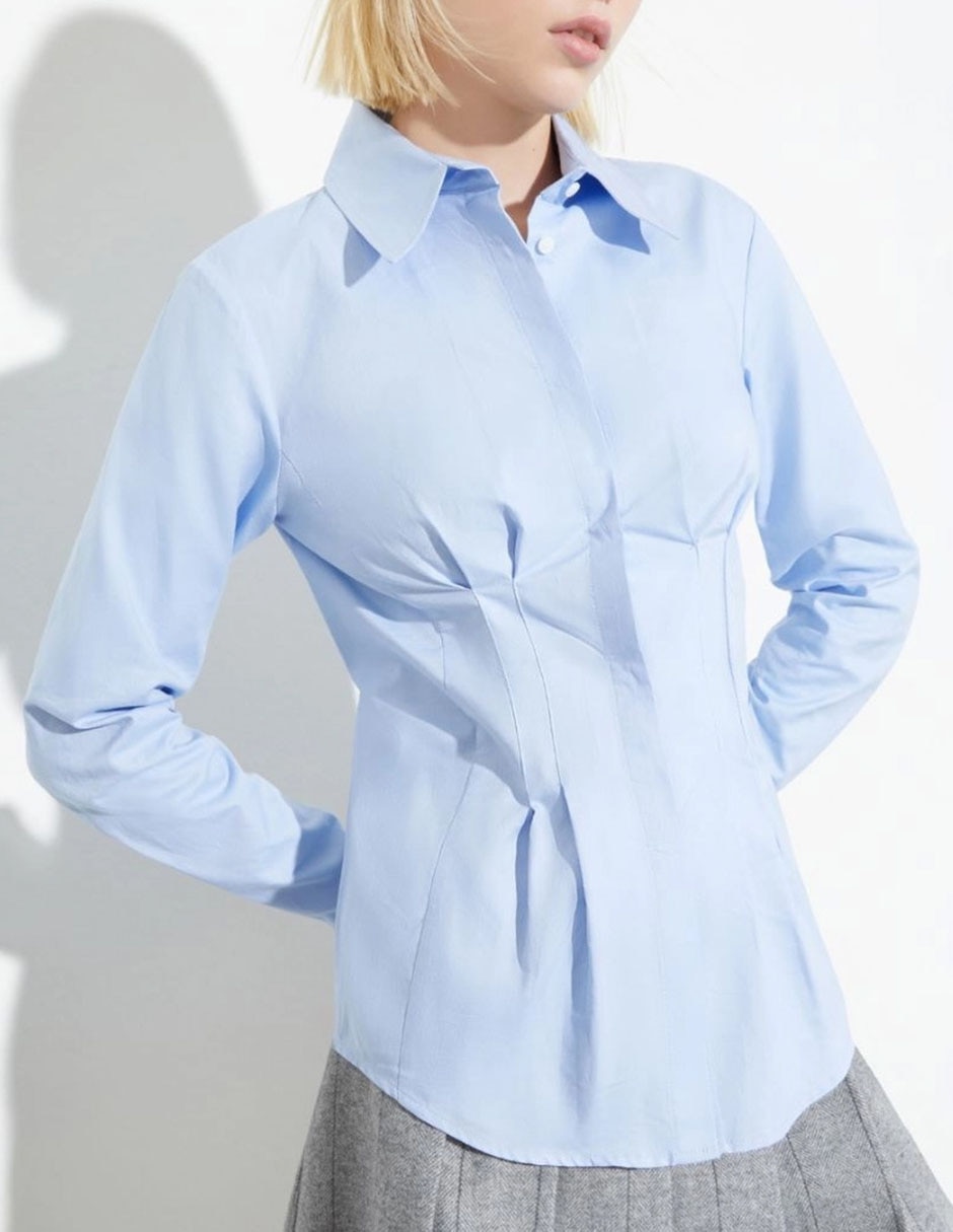 Blusa camisera Max& manga larga para mujer Blusa camisera Max& manga larga para mujer