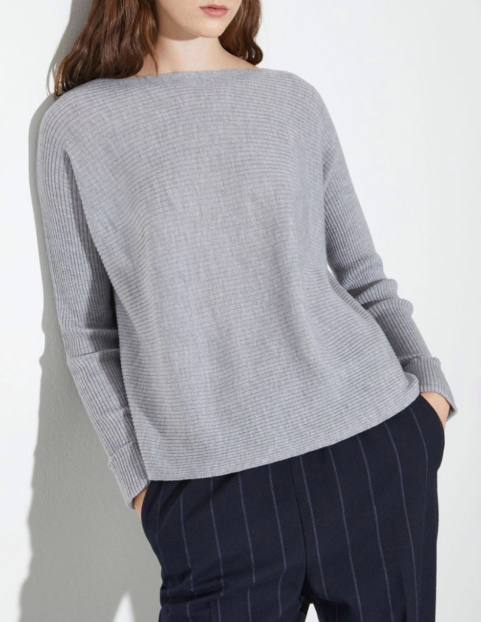 Suéter Max& cuello ojal para mujer