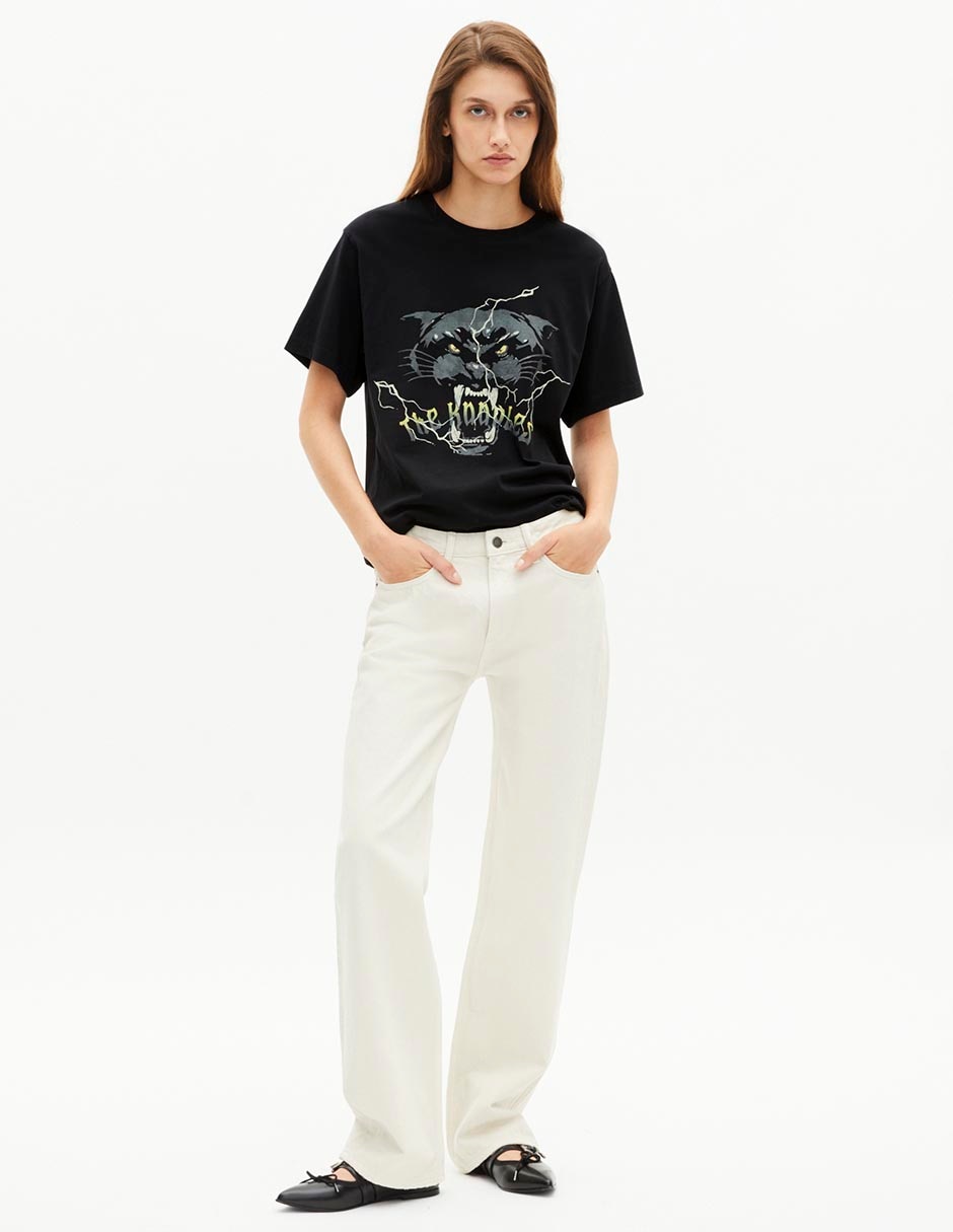 Playera manga corta cuello redondo para mujer 3