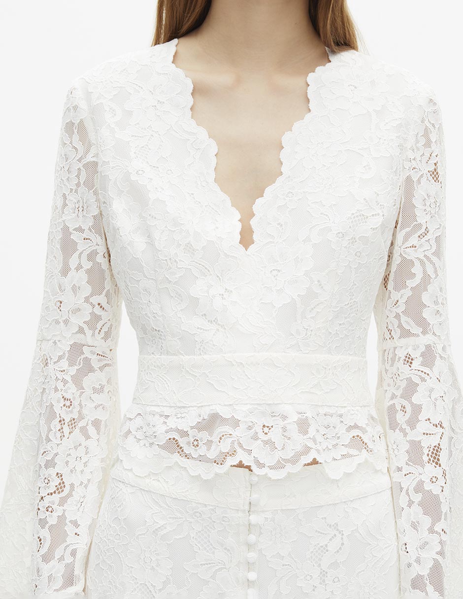 Blusa manga larga para mujer 4
