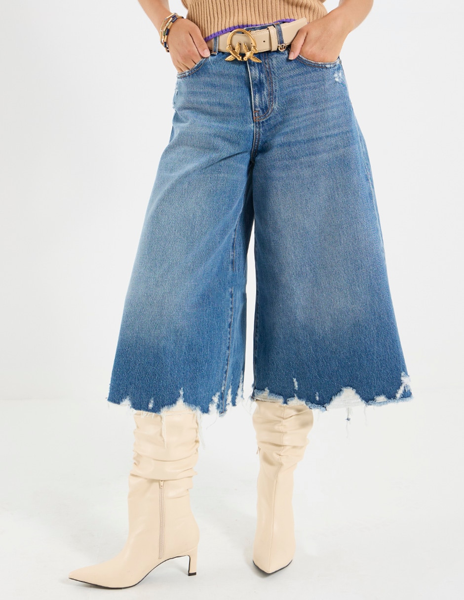 Jeans relaxed amplio para mujer