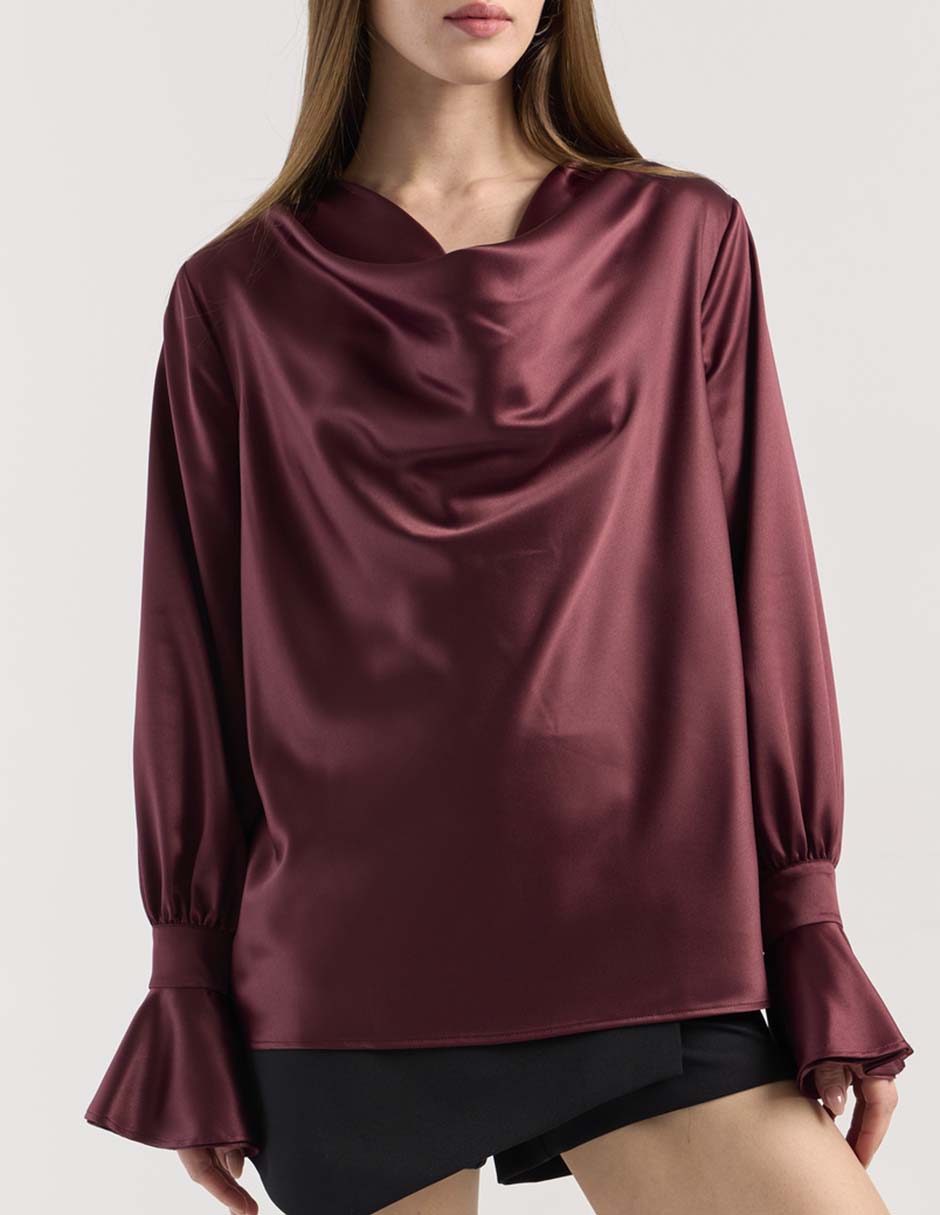 Blusa manga larga para mujer 4