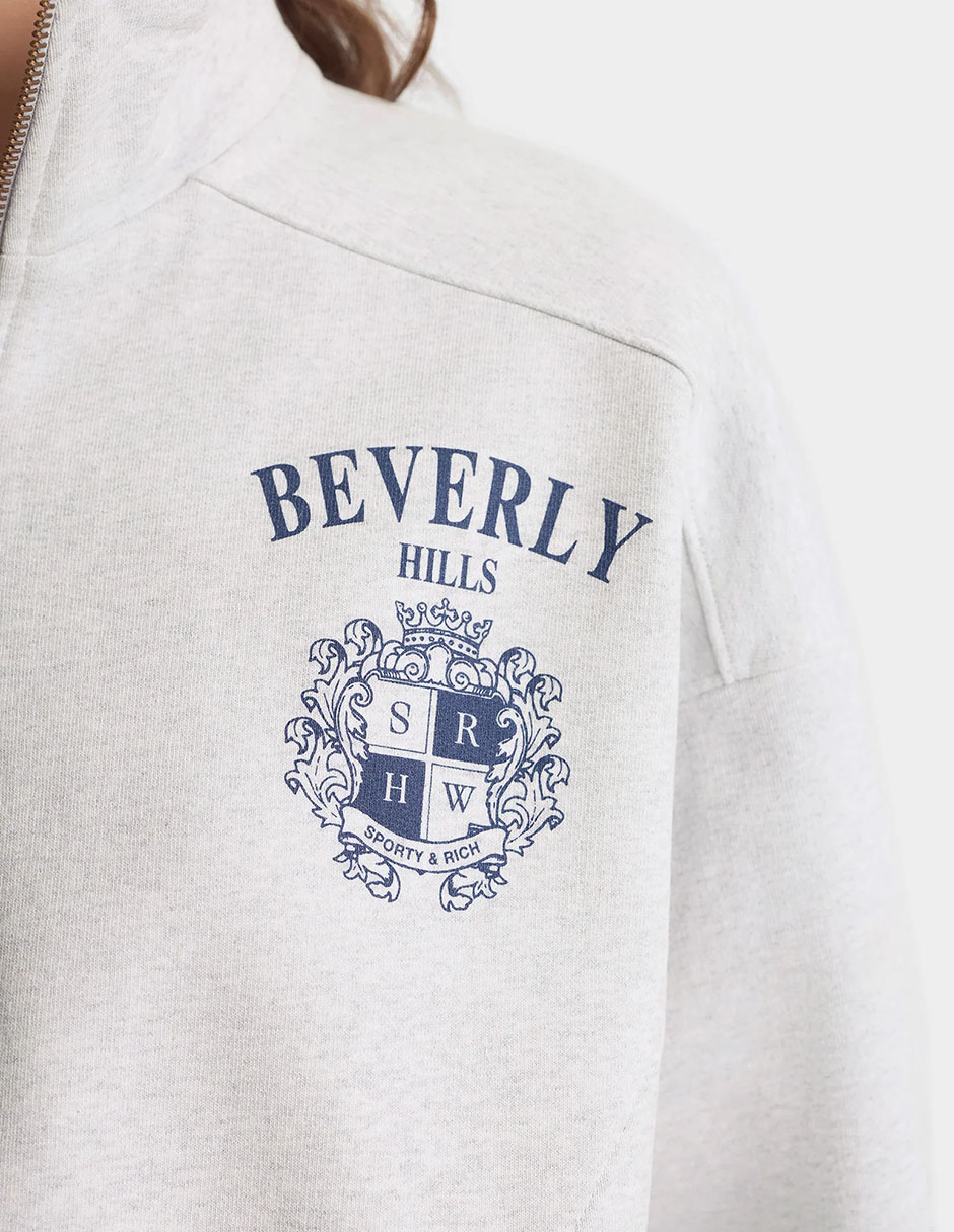 Sudadera con bolsillos Sporty & Beverly Hills para mujer 3