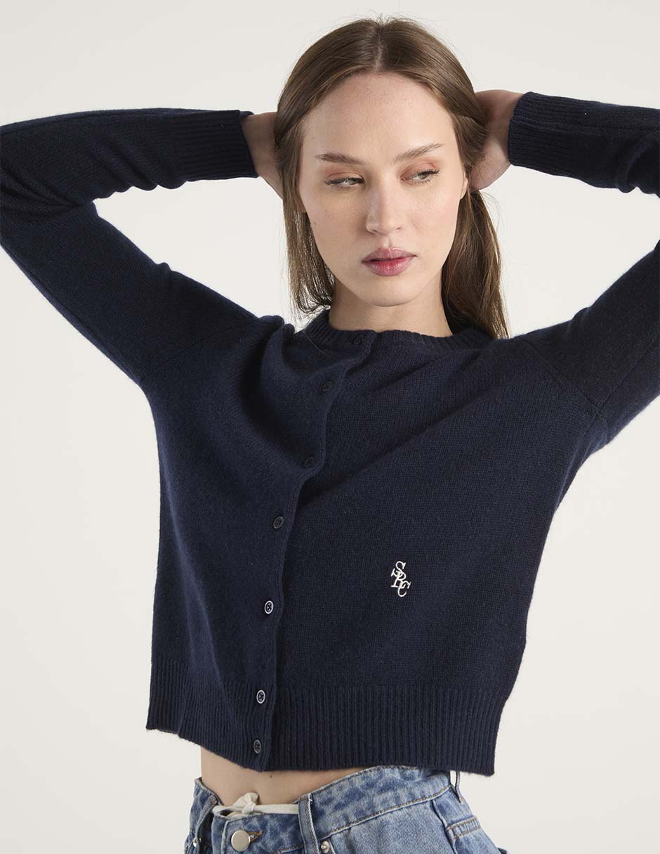 Suéter cuello redondo para mujer 5