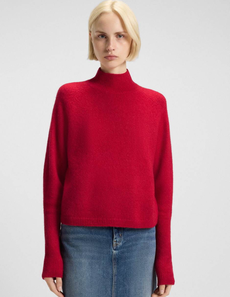 Suéter cuello alto para mujer