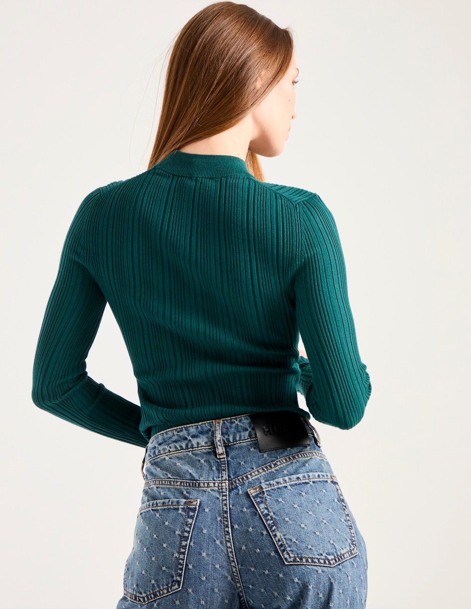 Suéter cuello alto para mujer 2