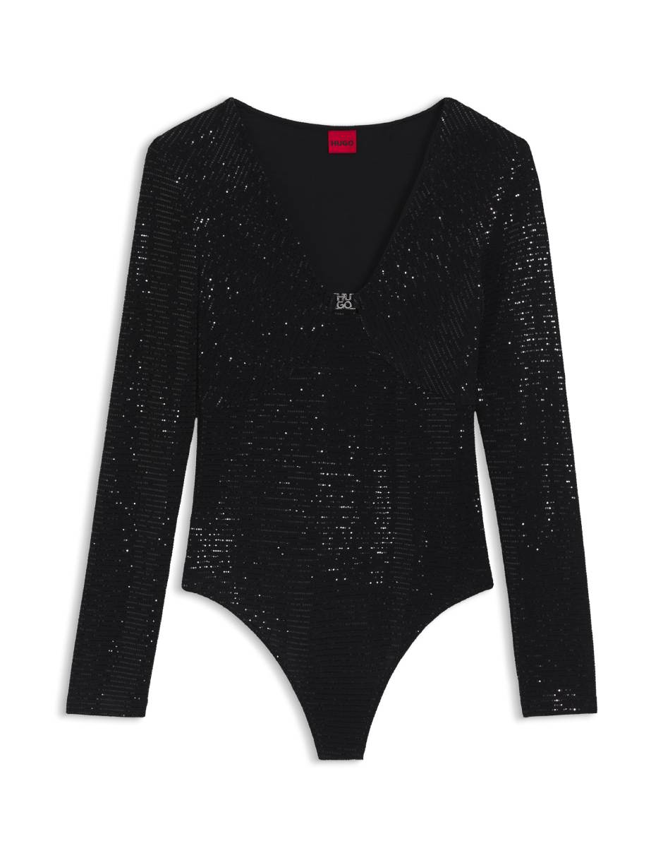 Body cuello redondo escote medio para mujer 2