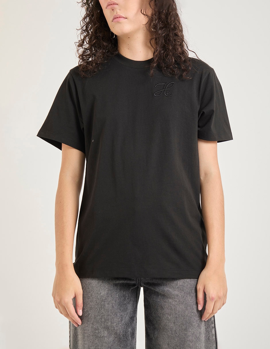 Playera manga corta cuello redondo para mujer 5