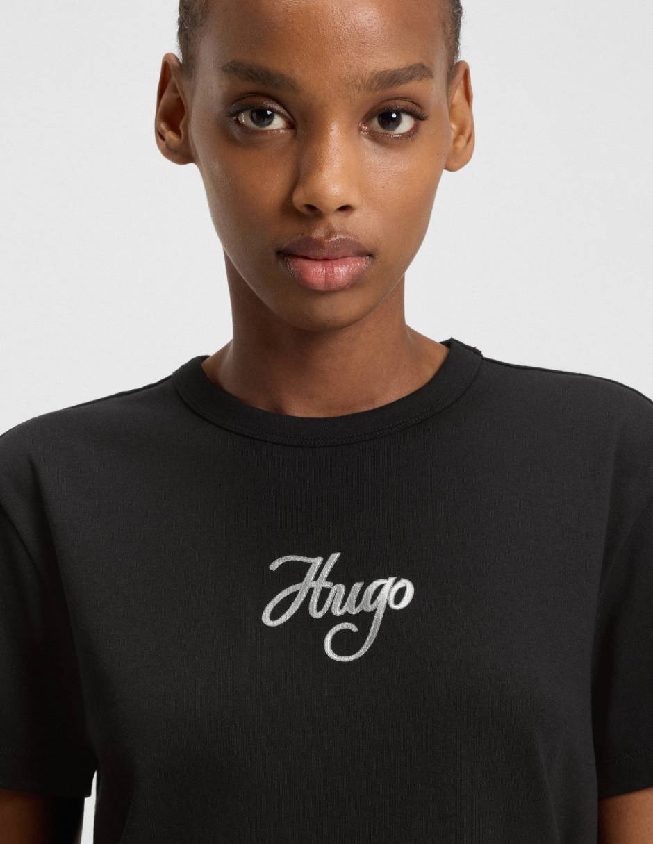 Playera manga corta W25 cuello redondo para mujer 4