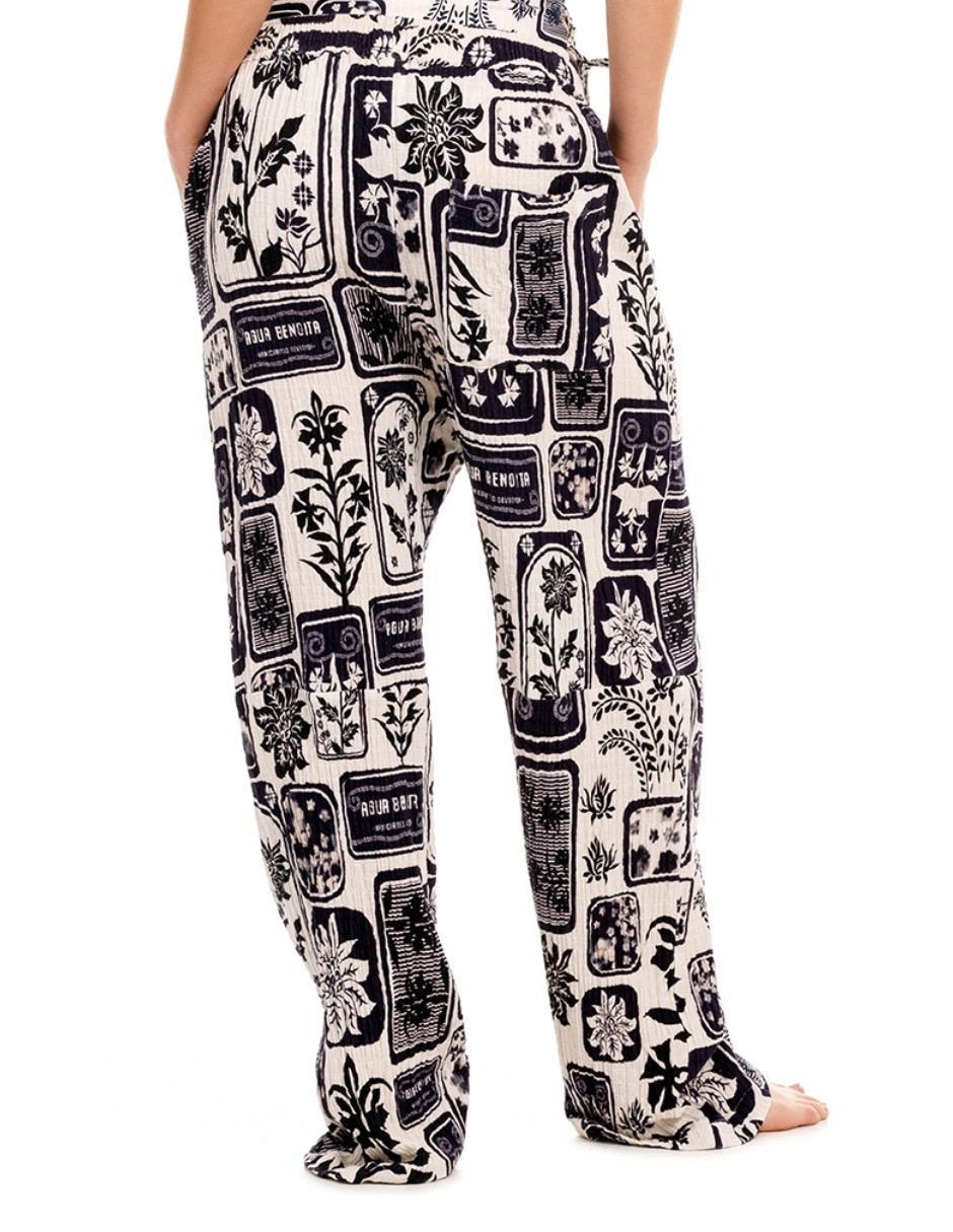 Pants regular con elástico para mujer 3