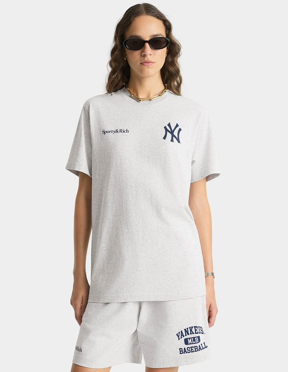 Playera manga corta cuello redondo para mujer 2