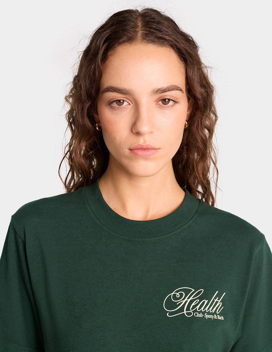 Playera manga corta cuello redondo para mujer 2