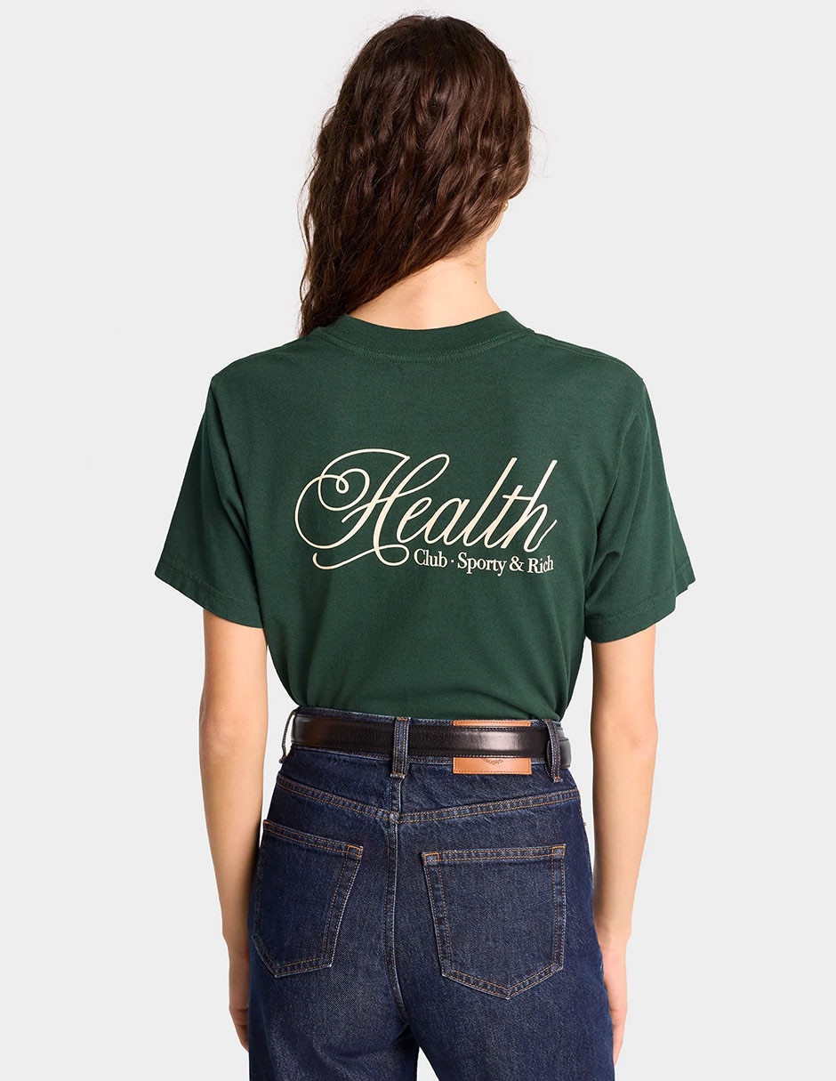 Playera manga corta cuello redondo para mujer 3