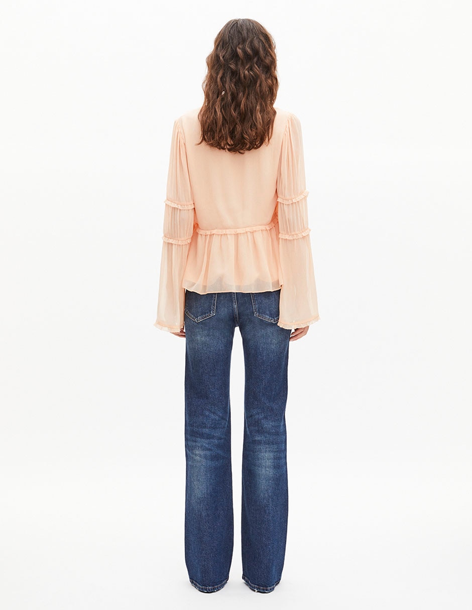 Blusa manga larga para mujer 2