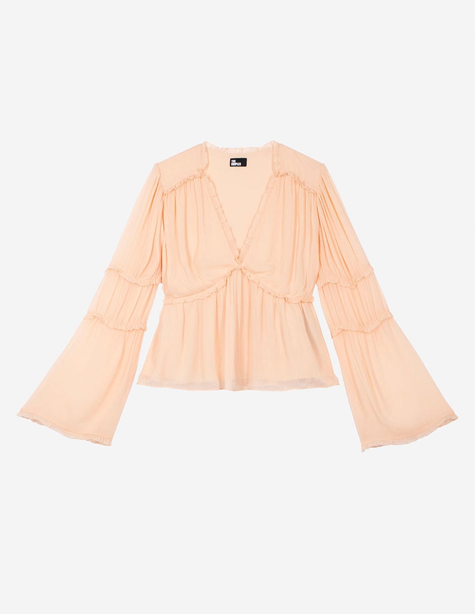 Blusa manga larga para mujer 6