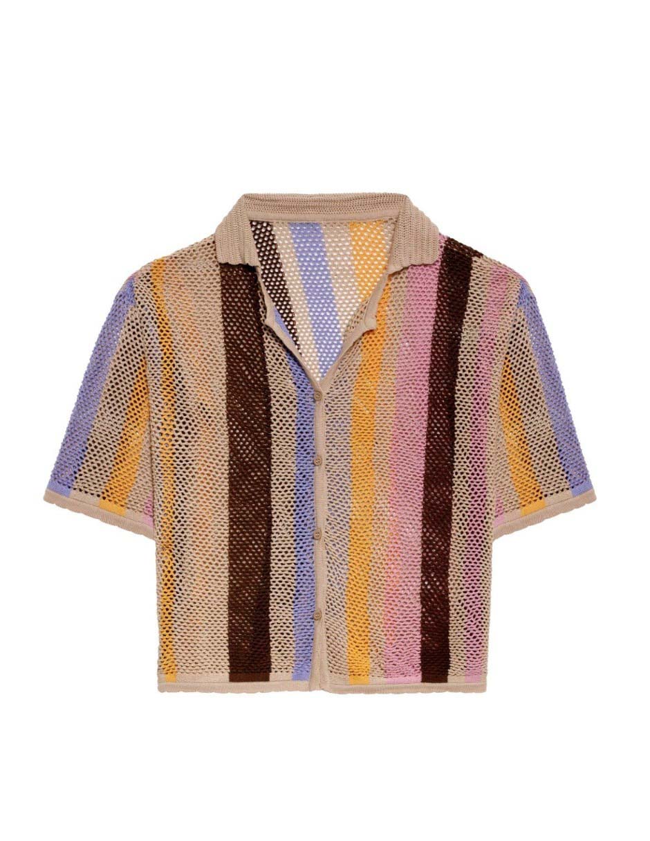 Blusa Resort 26 manga 3/4 para mujer 5