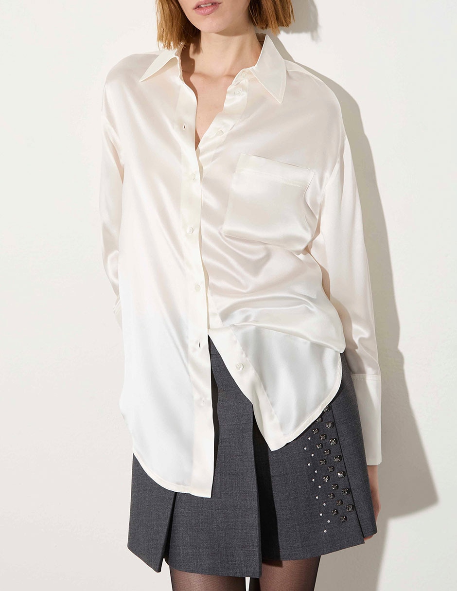 Blusa Max& manga larga para mujer