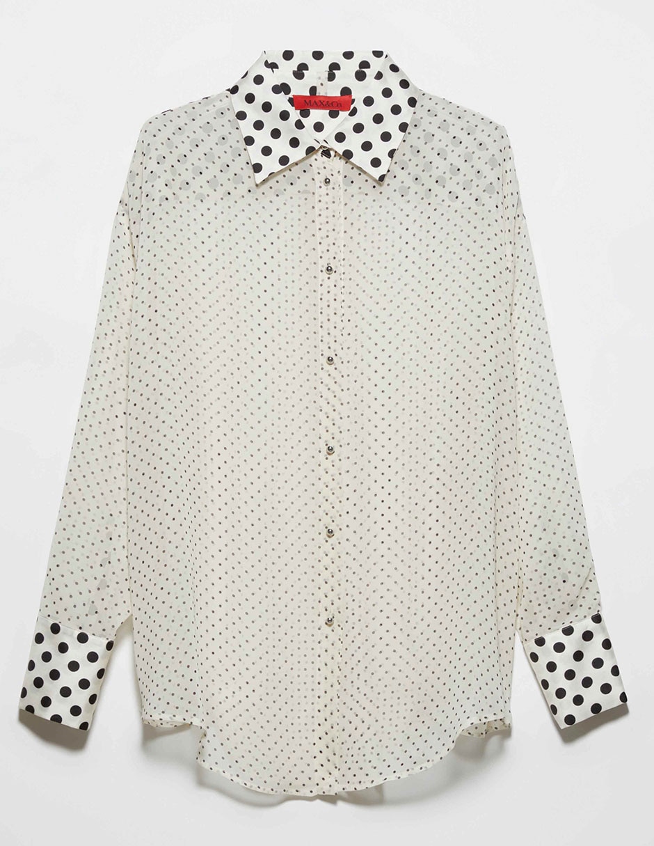Blusa Max& manga larga para mujer 6