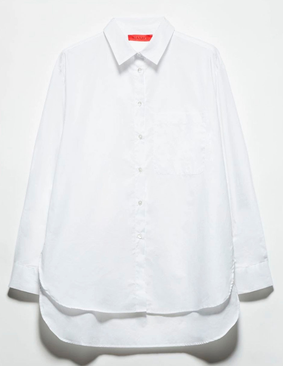 Camisa de algodón manga larga para mujer 5