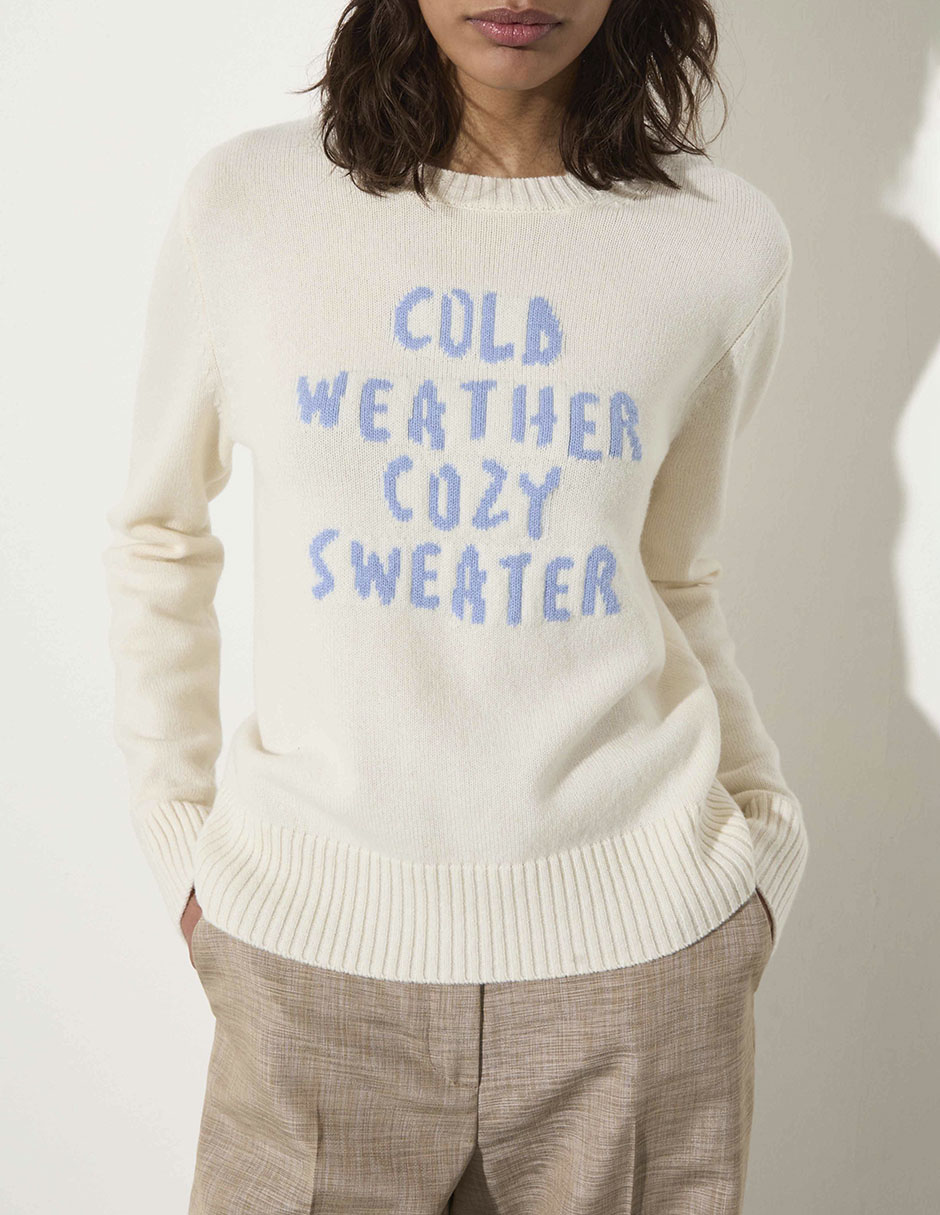 Suéter Max& cuello redondo para mujer