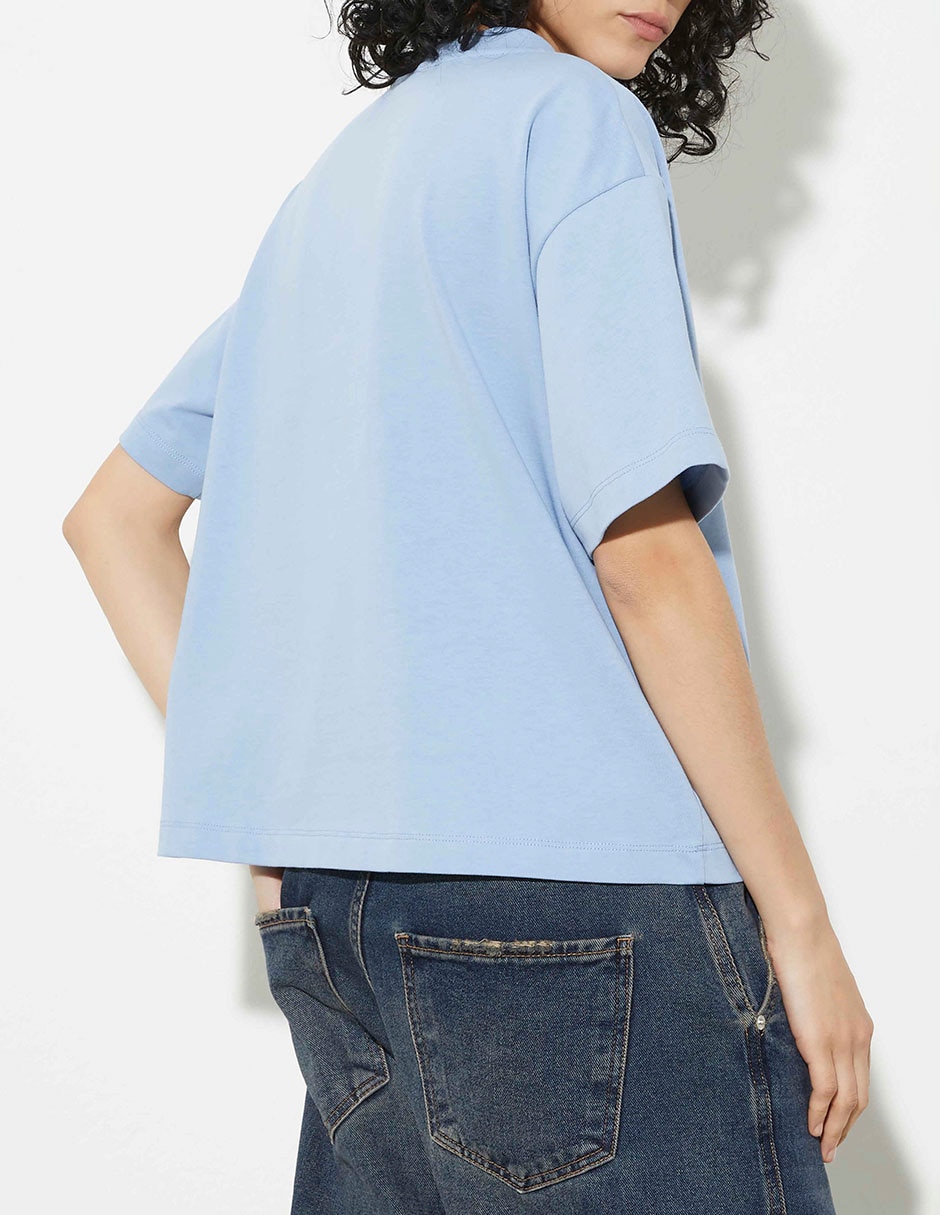 Playera manga corta Max& cuello redondo para mujer 2