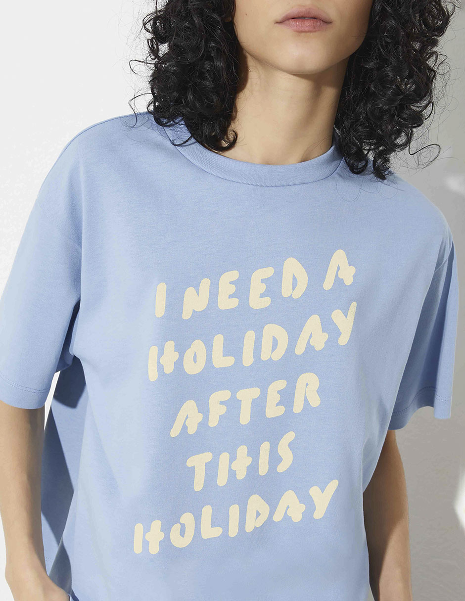 Playera manga corta Max& cuello redondo para mujer 3