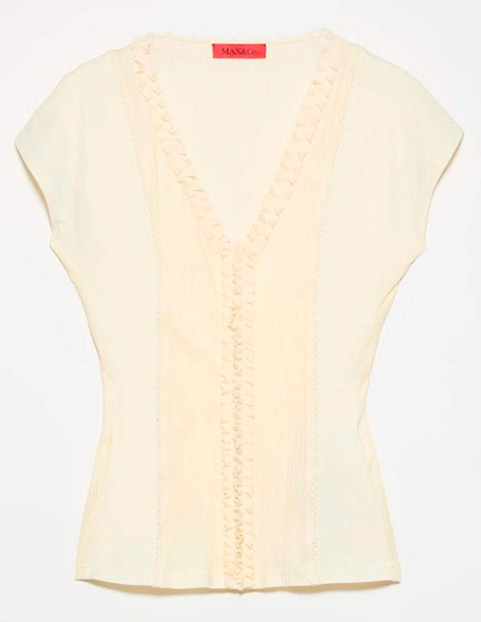 Blusa manga corta para mujer 5