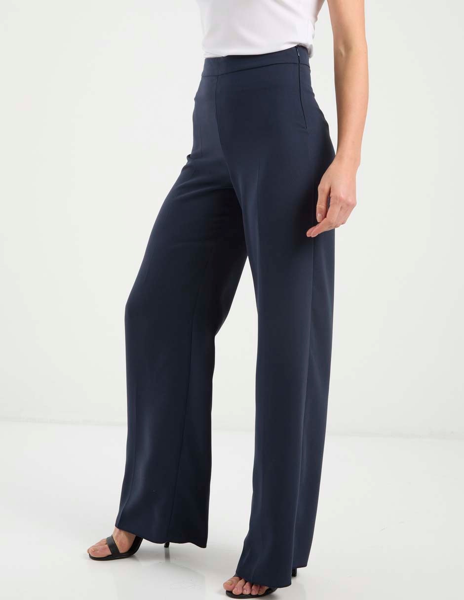 Pantalón acampanado amplio para mujer 5