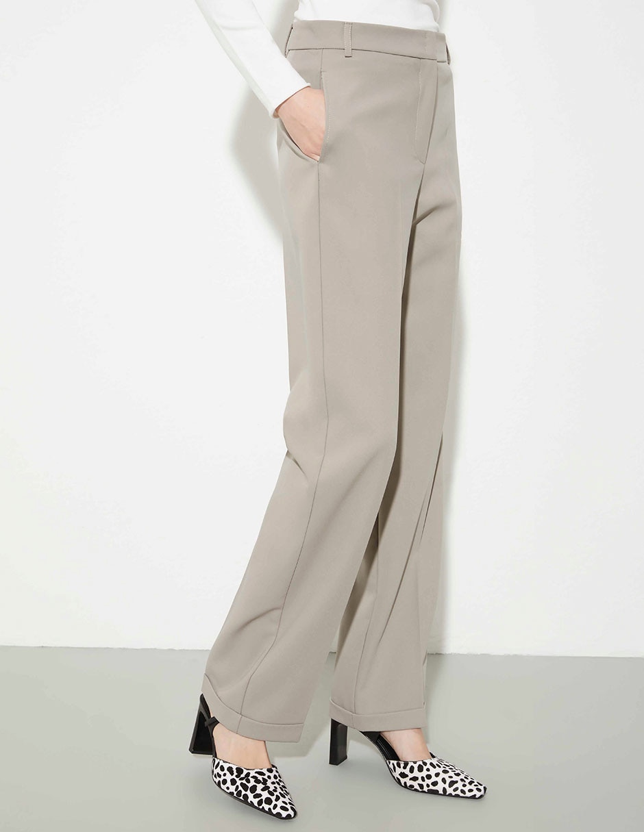 Pantalón de vestir straight para mujer 3