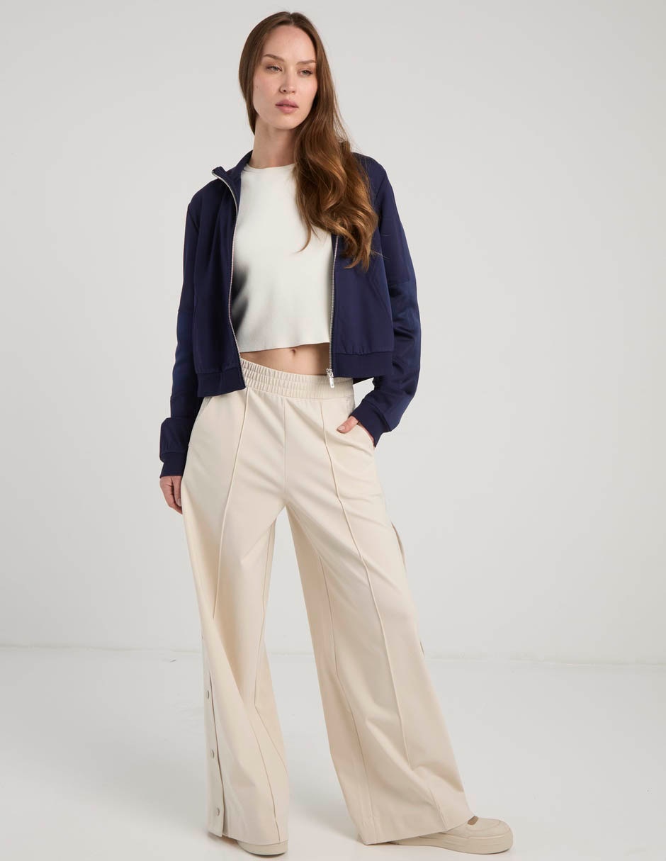 Pantalón acampanado amplio para mujer 5