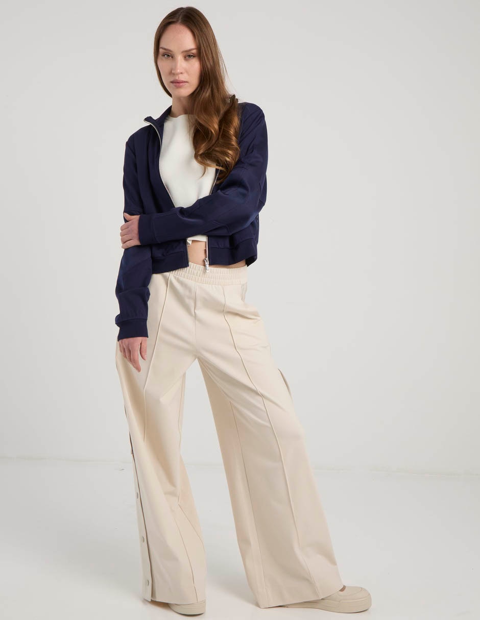 Pantalón acampanado amplio para mujer 6