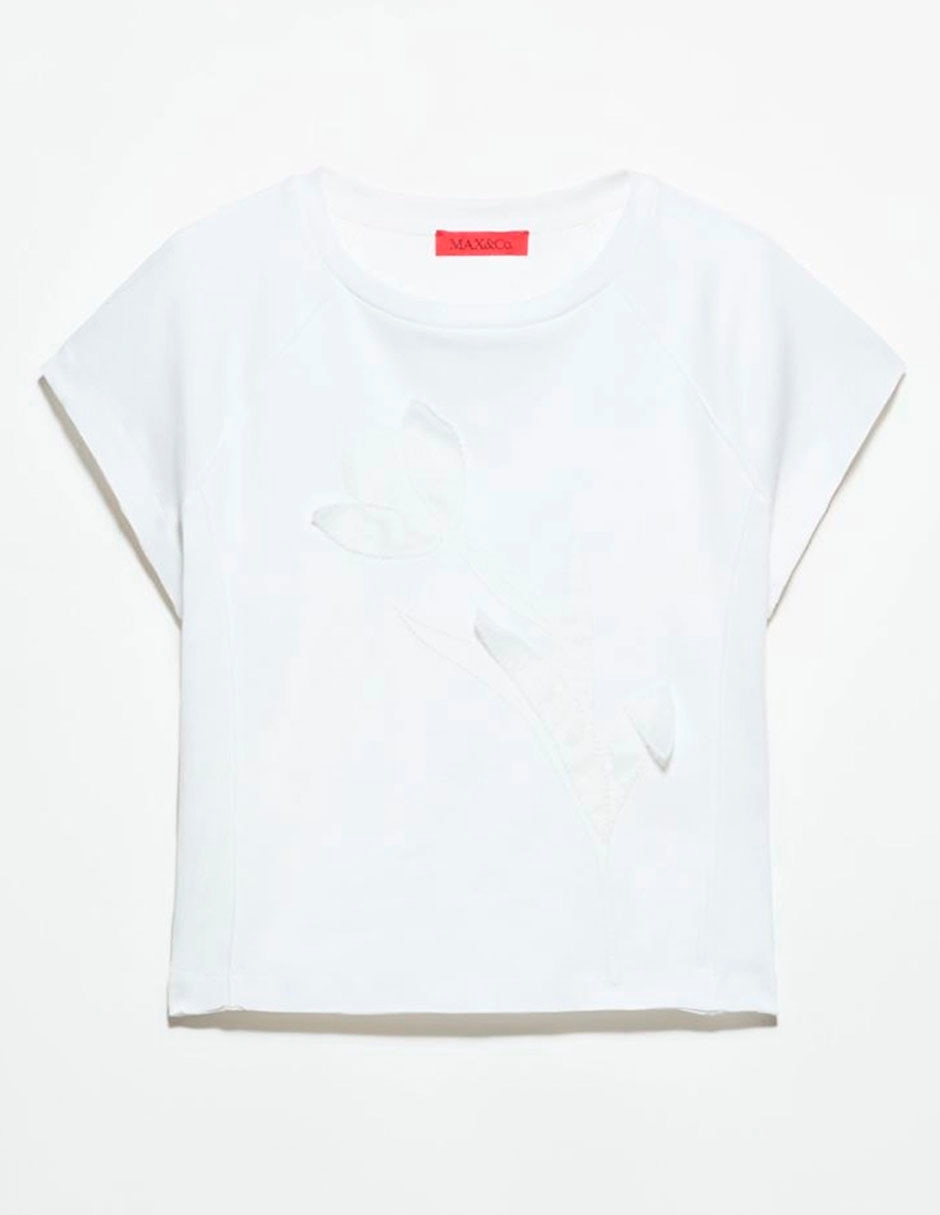 Playera manga corta cuello redondo para mujer 5